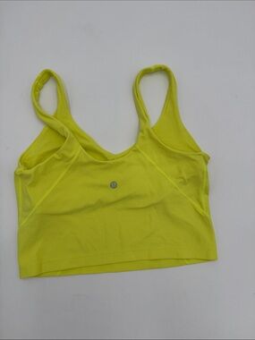 lululemon align Neon Yellow Active Crop Tank